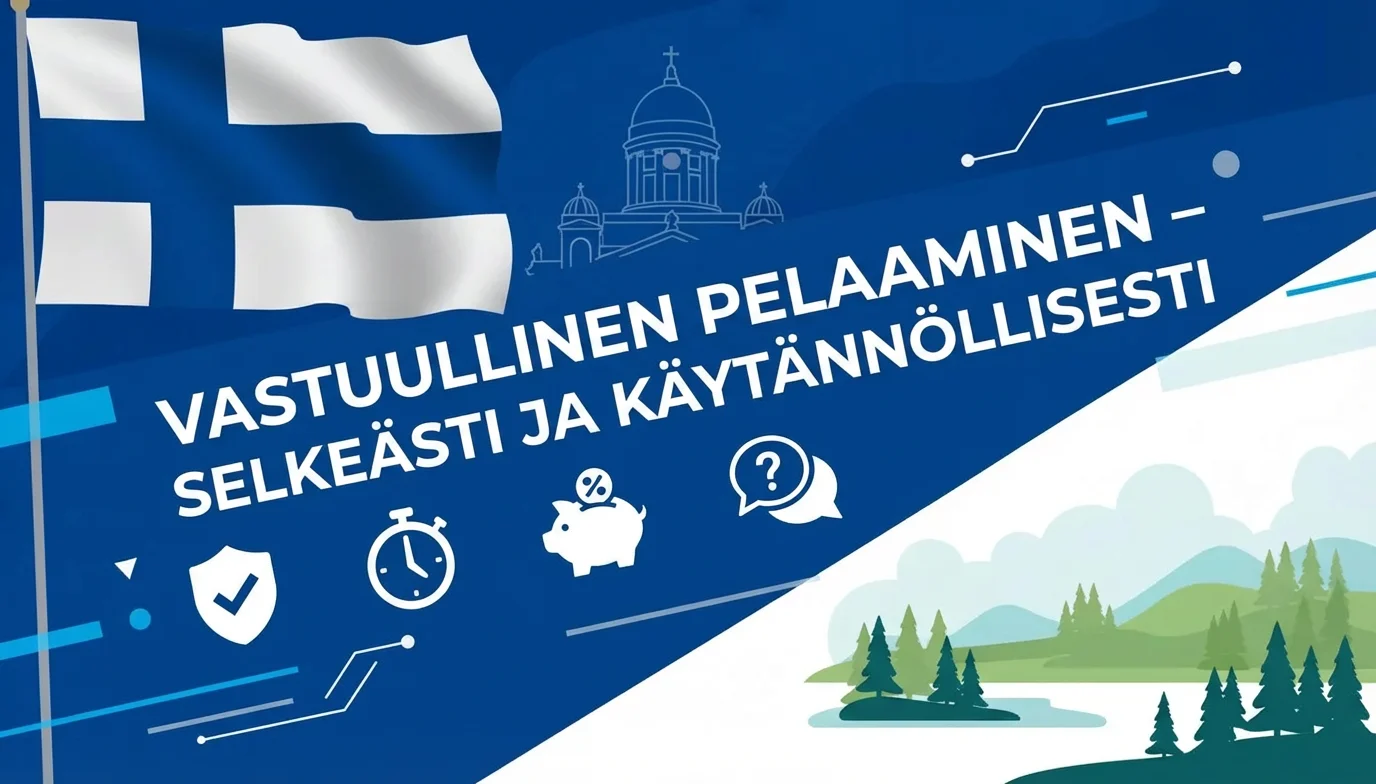 Vastuullinen pelaaminen banner